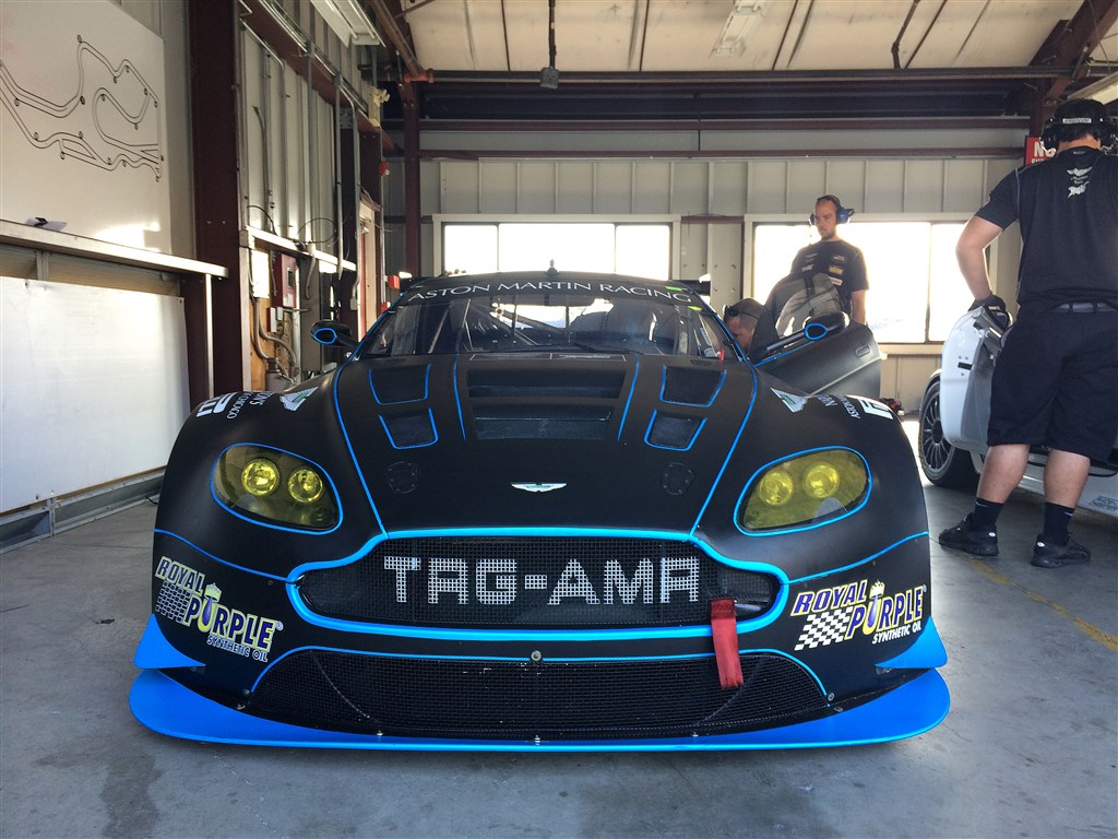 Christina Nielsen i TGR Aston Martin ved testen i sidste uge
(Foto: Christina Nielsen Racing)